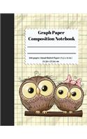 Graph Paper Composition Notebook: 5 Squares Per Inch / Graph Paper Quad Rule 5x5 / 8.5 x 11 / Bound Comp Notebook(26 Paper Composition Notebook)