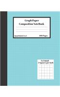 Graph Composition Notebook 5 Squares per inch 5x5 Quad Ruled 5 to 1 100 Sheets: Cute Pink Black Stripe gift grid Book squared paper Back To School Gift Notebook for Math Teens Science adults Students Programmers note taking and 