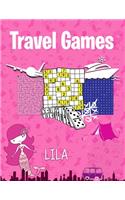 Lila Travel Games: Personalized Travel Puzzle Books for Kids