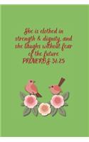 She Is Clothed: Proverbs Weekly 2020 Planner