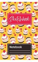 Notebook: Cheesecake edition, Lined, 6x9inches, 100pages