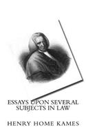 Essays upon several subjects in law
