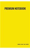 Premium Notebook - Unruled / Blank / Plain / Unlined