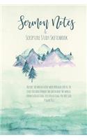 Sermon Notes & Scripture Study Sketchbook