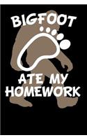 Bigfoot Ate My Homework