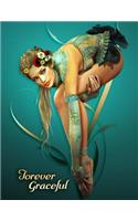 Forever Graceful: Discreet Internet Website Password Logbook, Large Print Book, 8 1/2" X 11"