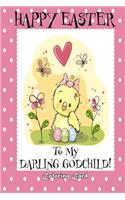 Happy Easter To My Darling Godchild! (Coloring Card): (Personalized Card) Easter Messages, Greetings, & Poems for Children!