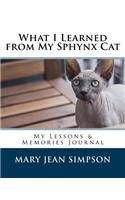 What I Learned from My Sphynx Cat: My Lessons & Memories Journal