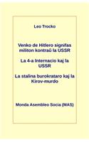 Venko de Hitlero Signifas Militon Kontraŭ La Ussr; La 4-A Internacio Kaj La Ussr; La Stalina Burokrataro Kaj La Kirov-Murdo: (233 Mas-Libro)