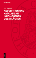 Adsorption Und Katalyse an Inhomogenen Oberflächen