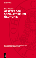 Gesetze Der Sozialistischen Ökonomie