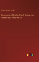 Compendium of English Church History