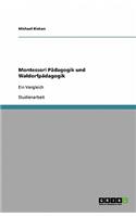 Montessori-Pädagogik und Waldorfpädagogik im Vergleich