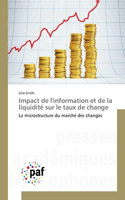 Impact de l'information et de la liquidité sur le taux de change