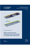 Highly-resolved numerical simulations of bed-load transport in a turbulent open-channel flow
