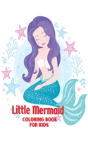 Little mermaid coloring book for kids