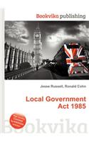 Local Government ACT 1985