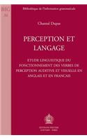 Perception Et Langage
