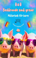 Bedårande små grisar - Målarbok för barn - Kreativa scener av roliga små grisar - Perfekt present till barn: Charmiga teckningar som uppmuntrar till kreativitet och skoj för barn