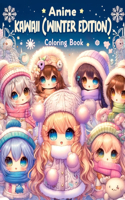 Anime Kawaii (Winter Edition) Coloring book