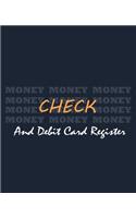 Check And Debit Card Register