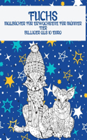 Malbücher für Erwachsene für Männer - Billiger als 10 Euro - Tier - Fuchs