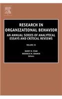 Research in Organizational Behavior