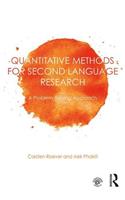 Quantitative Methods for Second Language Research