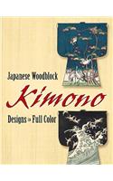 Japanese Woodblock Kimono Designs in Full Color