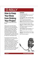 How to Keep Your Boss from Sinking Your Project