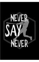 Never say never