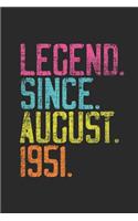 Legend Since August 1951