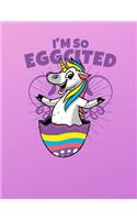 I'm So Eggcited Easter Unicorn Sketchbook