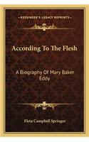 According To The Flesh