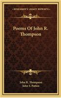 Poems of John R. Thompson