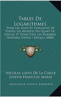 Tables de Logarithmes