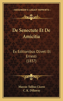 de Senectute Et de Amicitia