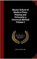 Master School of Modern Piano Playing and Virtuosity; a Universal Method Volume 1