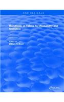 Handbook of Tables for Probability and Statistics