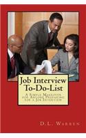 Job Interview To-Do-List