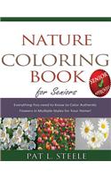 Nature Coloring Book For Seniors