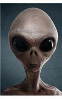 Say Hello to the Grey Alien Journal (or Gray Alien if You Prefer): 150 page lined notebook/diary