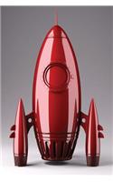 Red Rocket Grid Notebook: 150 Page Notebook Journal Diary