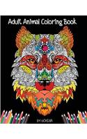 Adult Animals Coloring Book