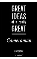 Notebook for Cameraman / Cameramen: awesome handy Note Book [120 blank lined ruled pages]