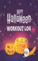 Halloween Workout 5 days log book & Fitness Journal: Halloween Gym workout log with daily and weekly pages Easily Tracks All Your Training with 120 pages - 6 x 9''-Halloween gift