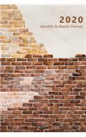 2020 Monthly & Weekly Planner