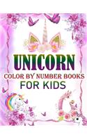 Unicorn Color By Number Books For Kids