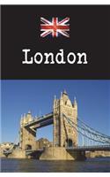 London: Blank Journal - Travel Log - Souvenir
