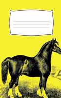 Kids Horse Yellow Primary Journal Composition Notebook